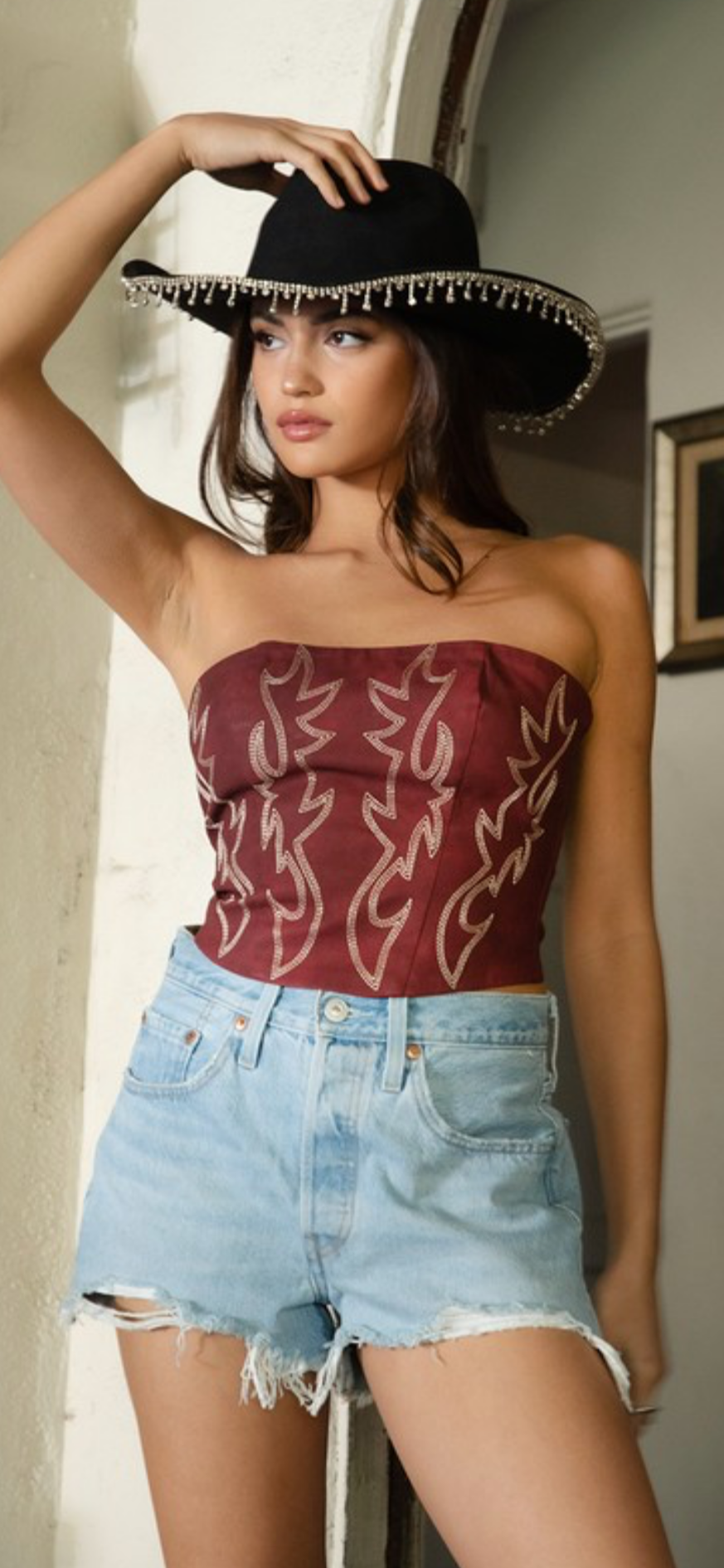 The Geraldene Corset Top - RTS