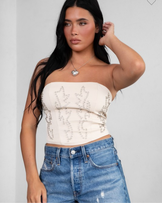 The Brynlee Rhinestone Corset