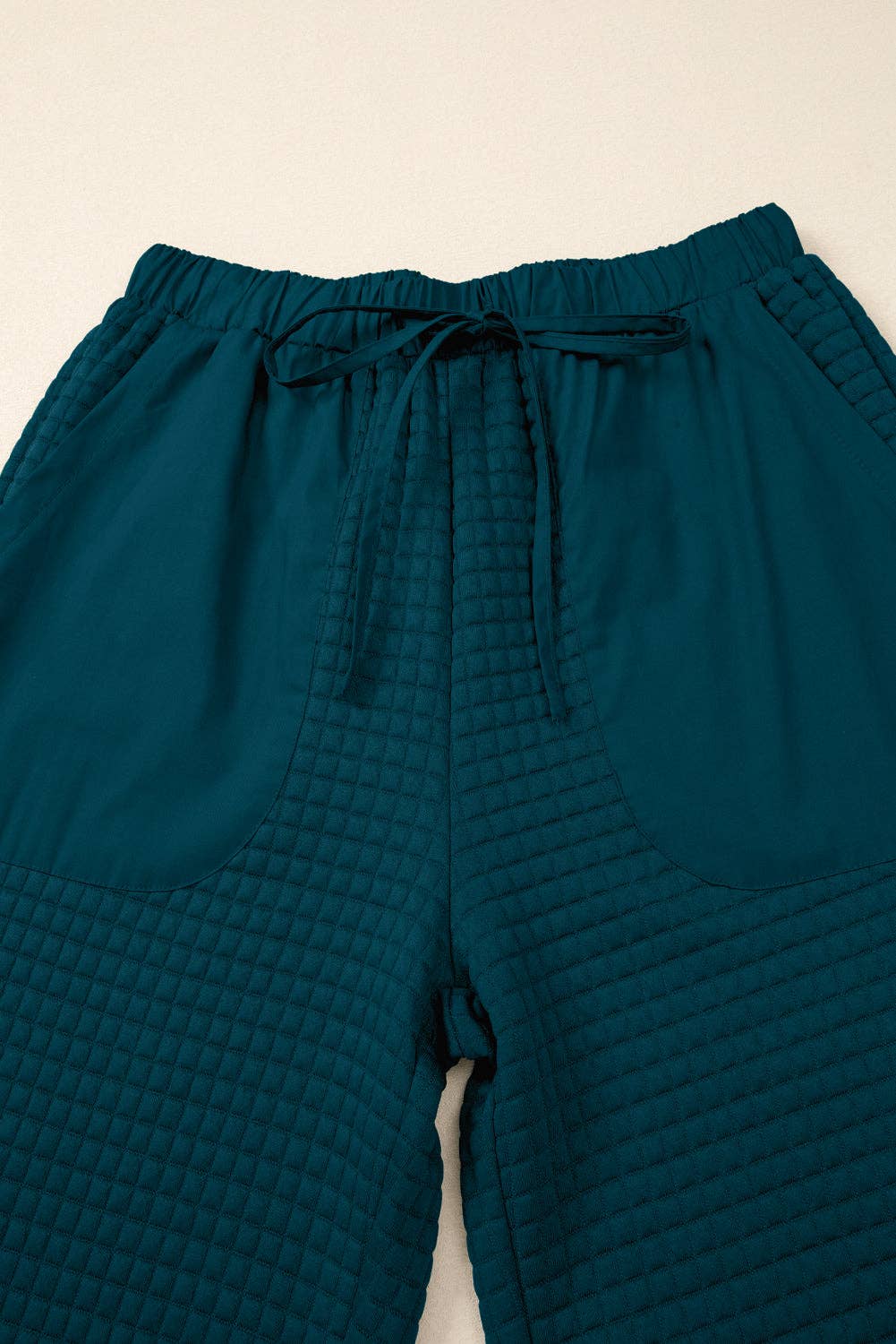 Waffle Textured Top and Pants Set