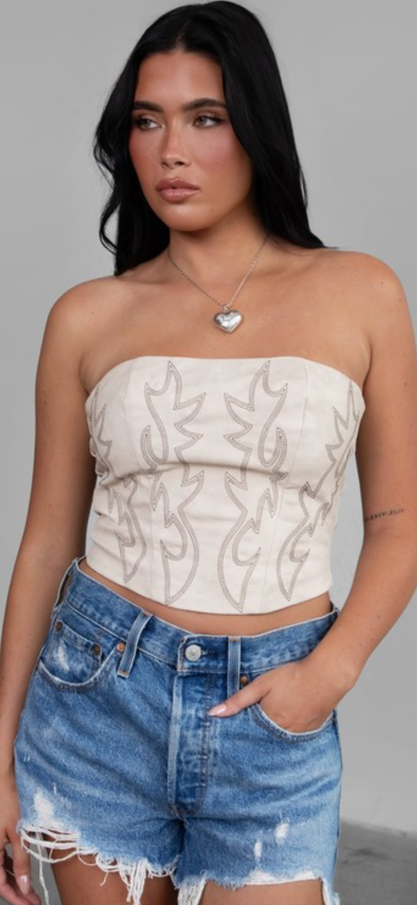 The Geraldene Corset Top - RTS